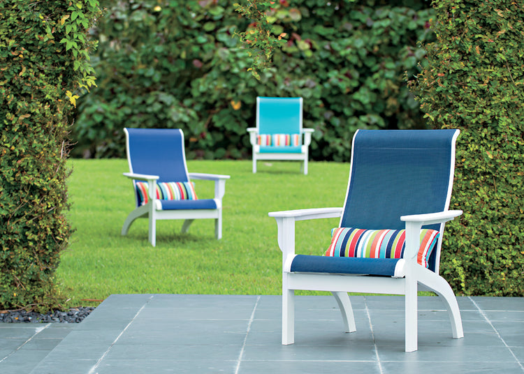 Adirondack Chat Arm Chair Breeze/Snow