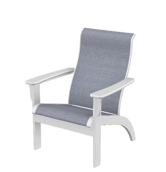 Adirondack Chat Arm Chair Breeze/Snow