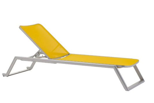 2-PC Bahamas Adjustable Chaise Lounger & 16.5" Side Table