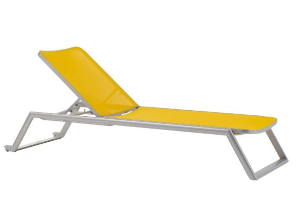 2-PC Bahamas Adjustable Chaise Lounger & 16.5" Side Table