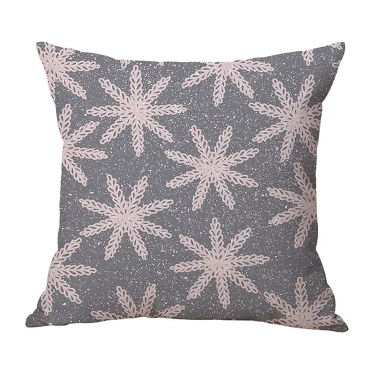 18"x18" Winter Holiday 2 Decorative Pillow, Indoor/Outdoor