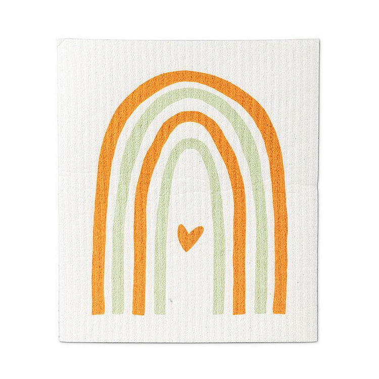 Set of 2 Boho Rainbow Swedish Sponge Cloths