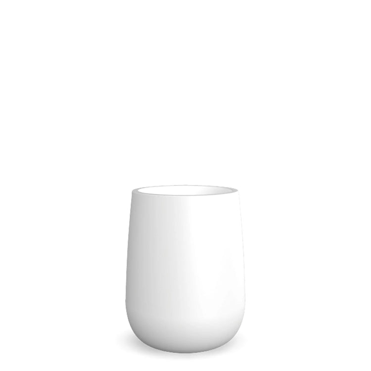Camelia High Flowerpot, White