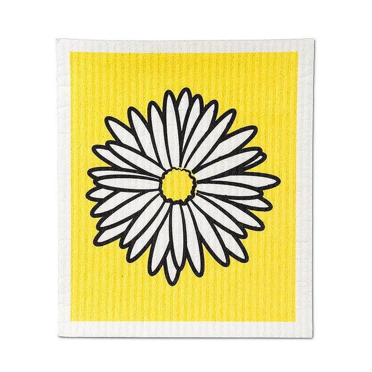 Set of 2 Daisy Swedish Sponge Cloth