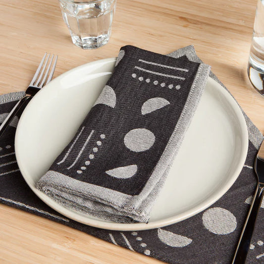 Set of 4 Domino Jacquard Napkins