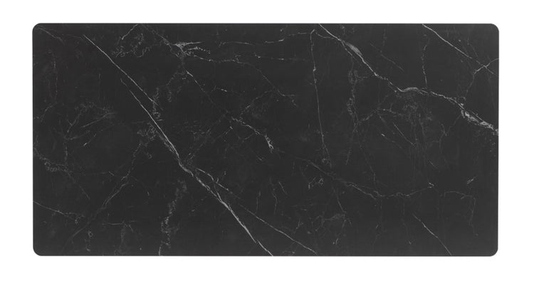 Hampshire Sintered Stone 71''x36'' Dining Table, Pietra Grey/Diva