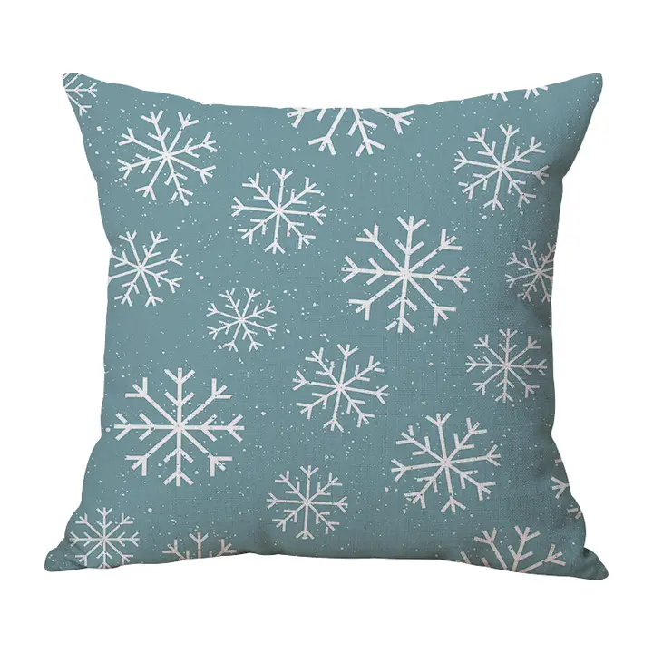 18"x18" Winter Holiday 10 Decorative Pillow, Indoor/Outdoor