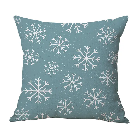 18"x18" Winter Holiday 10 Decorative Pillow, Indoor/Outdoor