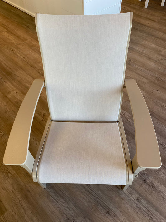 Adirondack Chat Arm Chair, Augustine Oyster/Desert