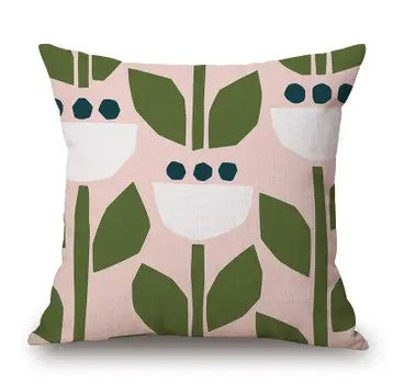 18"x18" Collage 5 Decorative Pillow, Indoor/Outdoor