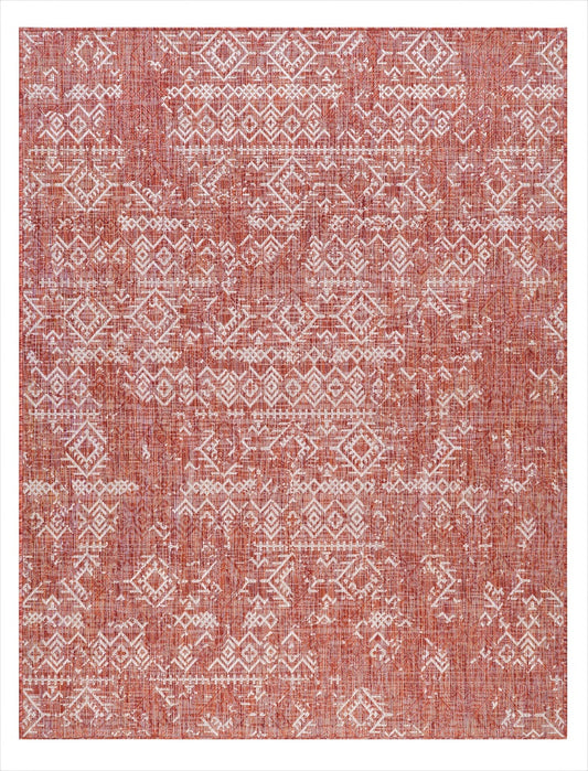 5 X 7 Oksana Indoor/Outdoor Copper Rug