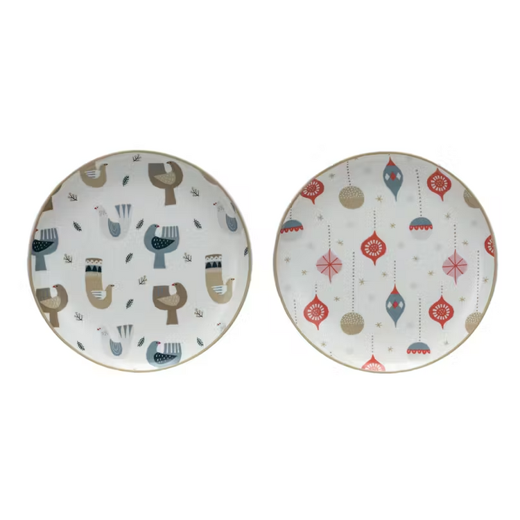 8" Round Stoneware Plate