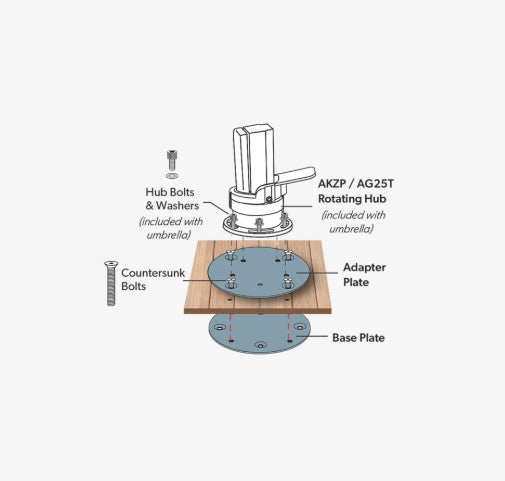Cantilever Wood Mount Kit