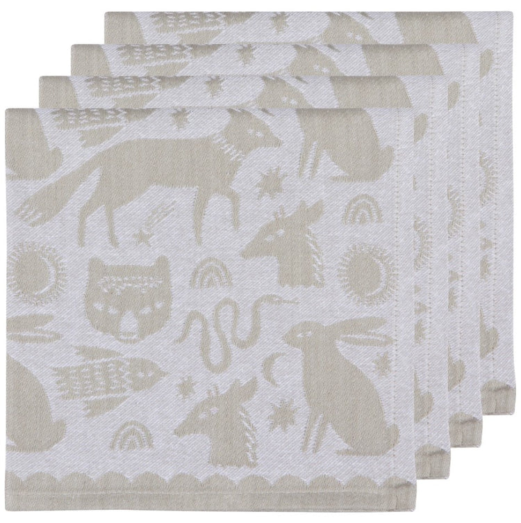 Timber Jacquard Napkins Set of 4