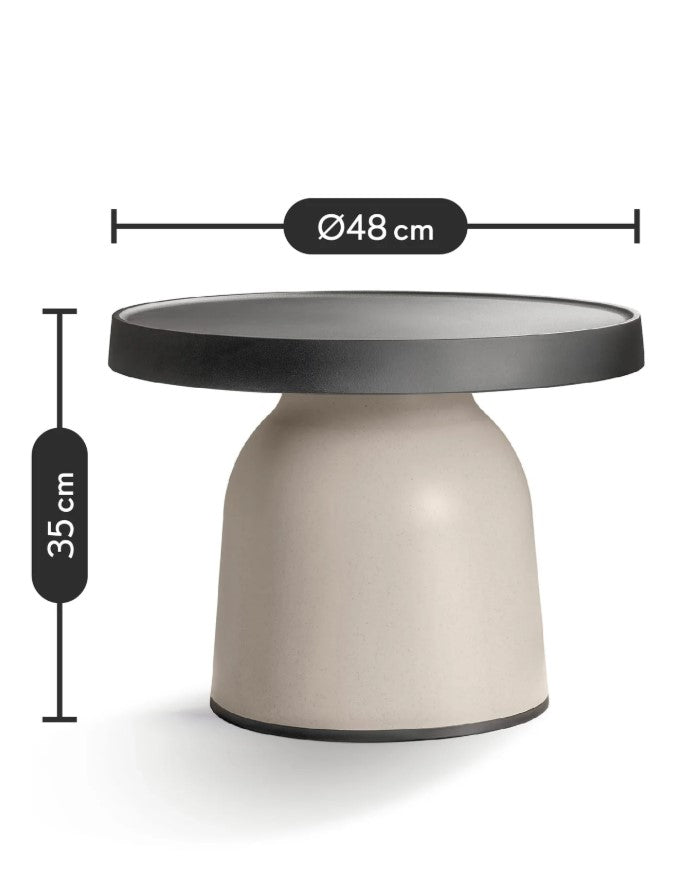 TOOU Thick Top End Table