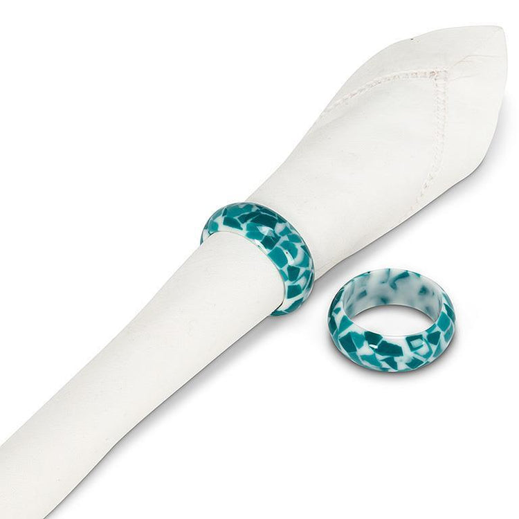 Set of 6 Swirl Napkin Rings