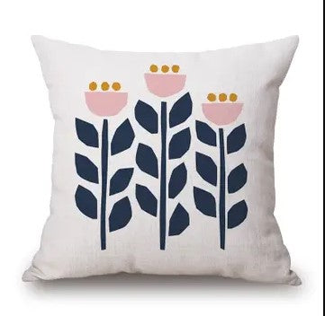 18"x18" Collage 8 Decorative Pillow, Indoor/Outdoor