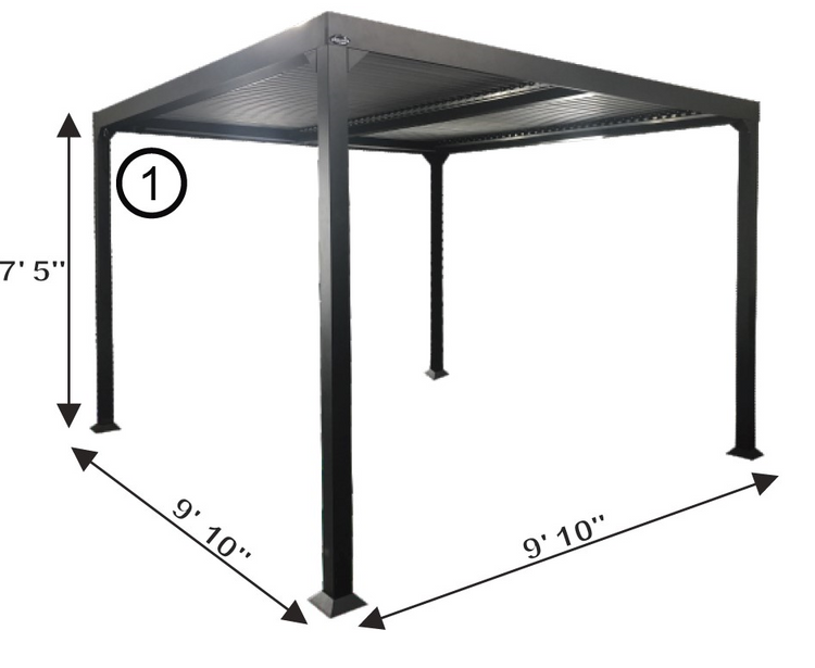 Kaza Pergola (2 Sizes Available)