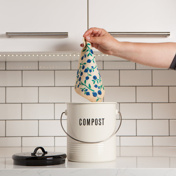 Blueberries Swedish Sponge Cloth