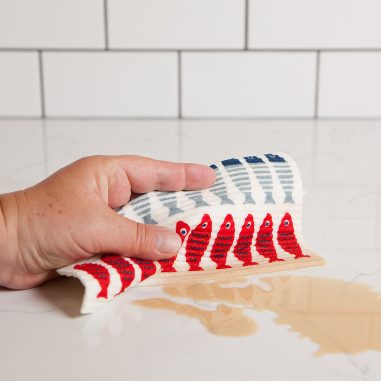 Little Fish Swedish Sponge Cloth
