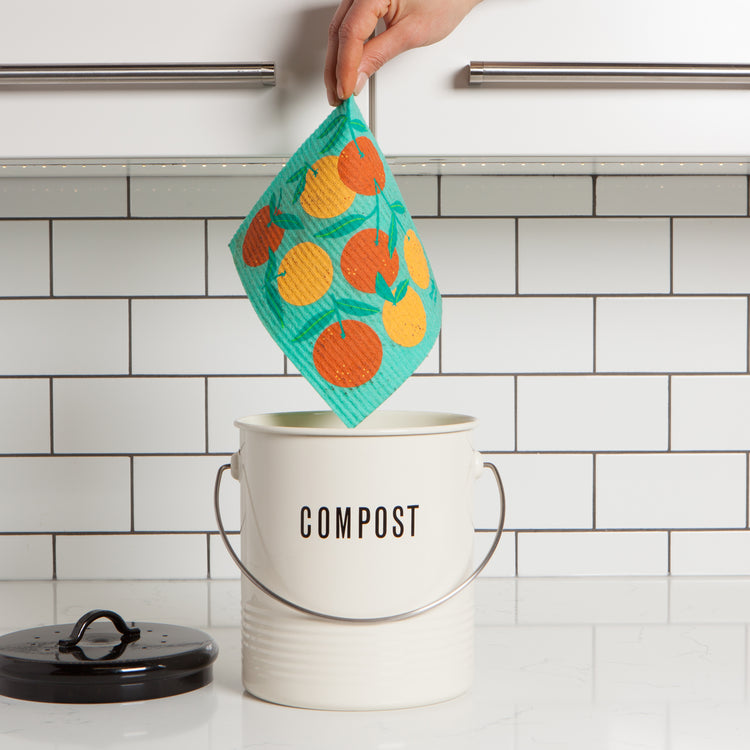 Oranges Swedish Sponge Cloth