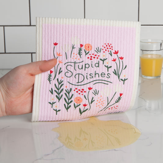 Stupid Dishes Swedish Sponge Cloth