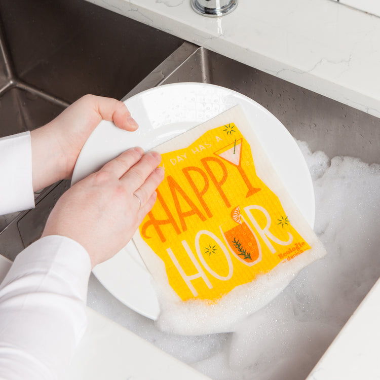 Happy Hour Swedish Sponge Cloth