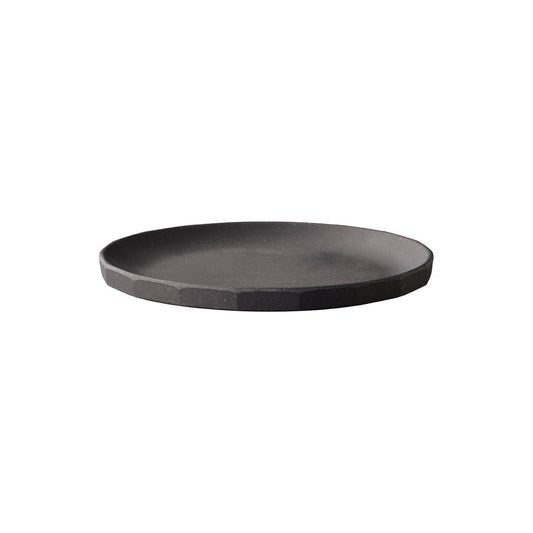 Kinto Alfresco 8" Black Plate - Pack of 4