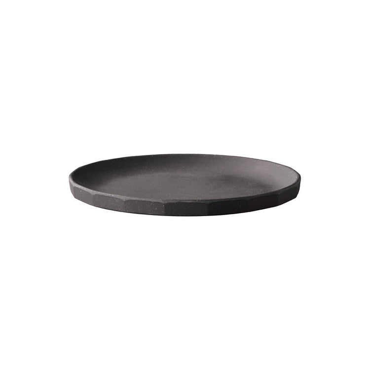 Kinto Alfresco 8" Black Plate - Pack of 4