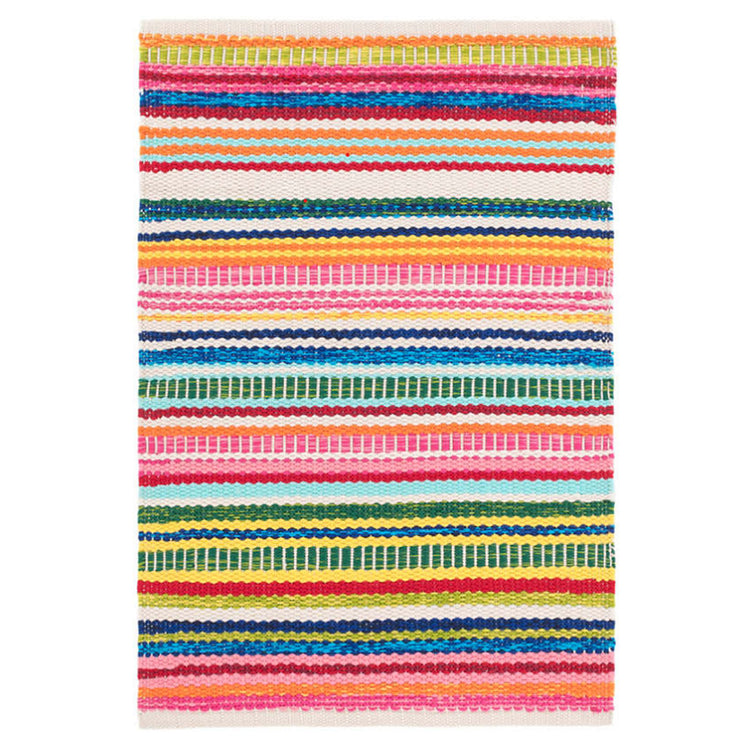 6X9 Area Rug Bright Stripe - Indoor/Outdoor