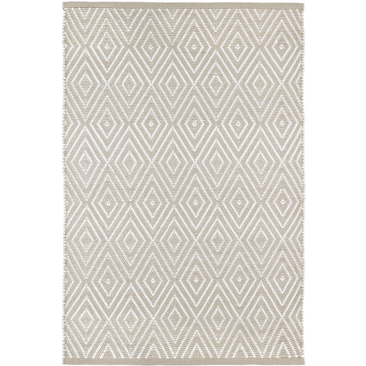 6X9 Area Rug Diamond Platinum - Indoor/Outdoor