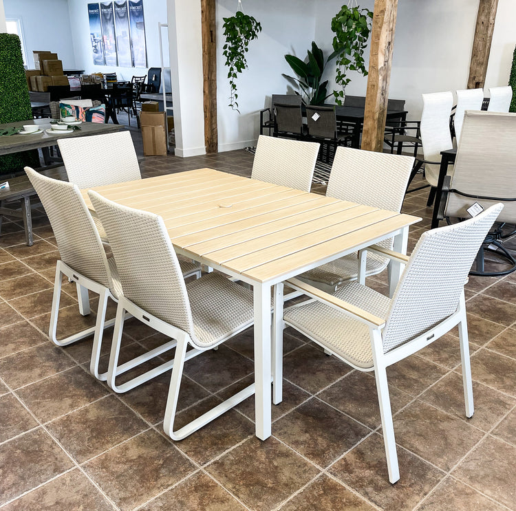 Strata/Ventura 7-PC Dining Set w/2 Arm, 4 Side Chairs