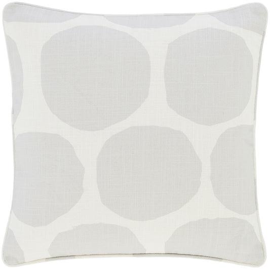 On The Spot Grey 22'' X 22'' Pillow