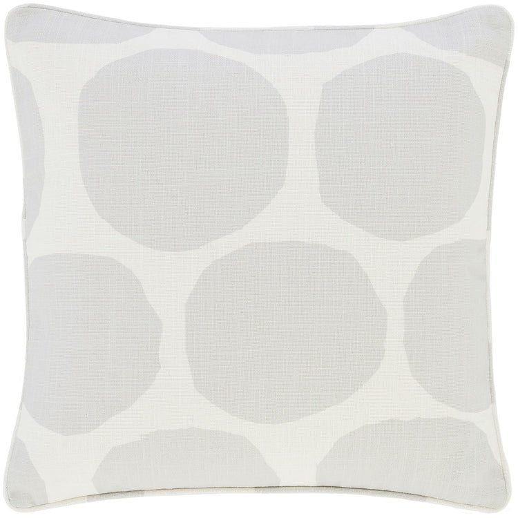 On The Spot Grey 22'' X 22'' Pillow