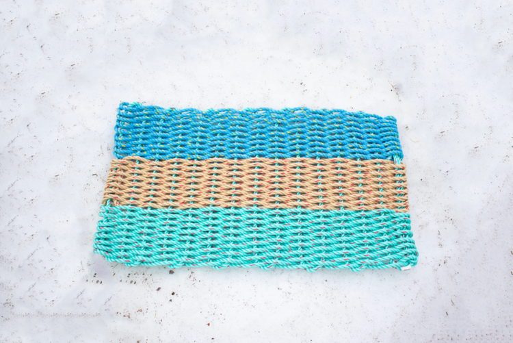 Lobster Rope Doormat: Sail Away