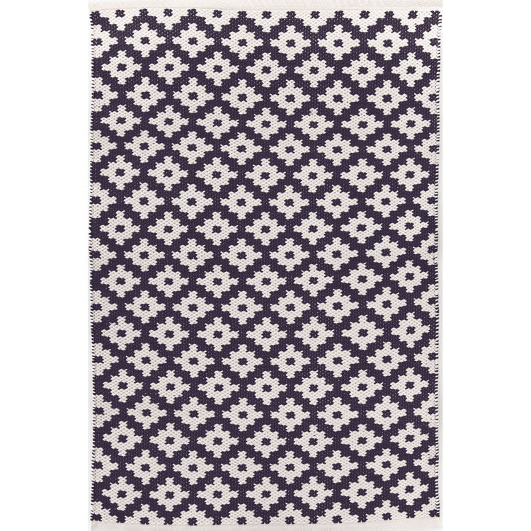 Samode Navy/Ivory 6X9 Area Rug Indoor/Outdoor