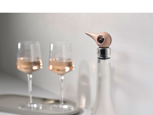 ROCKS BIRD Wine Stopper, Nude