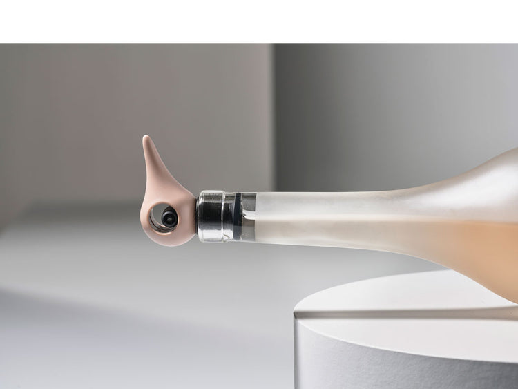 ROCKS BIRD Wine Stopper, Nude