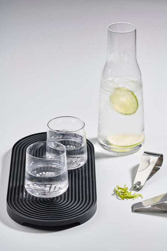 ROCKS Cocktail Mat, Black