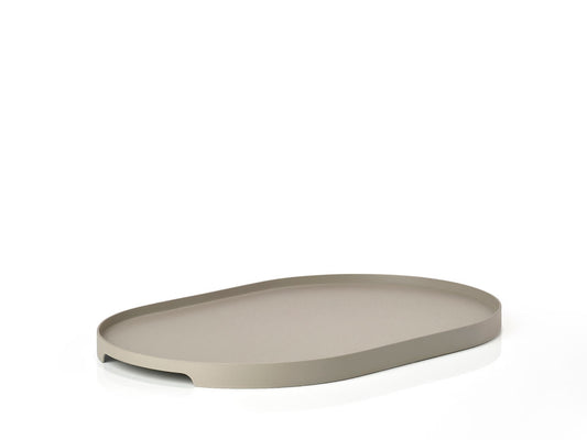 SINGLES Oval Tray, Mud