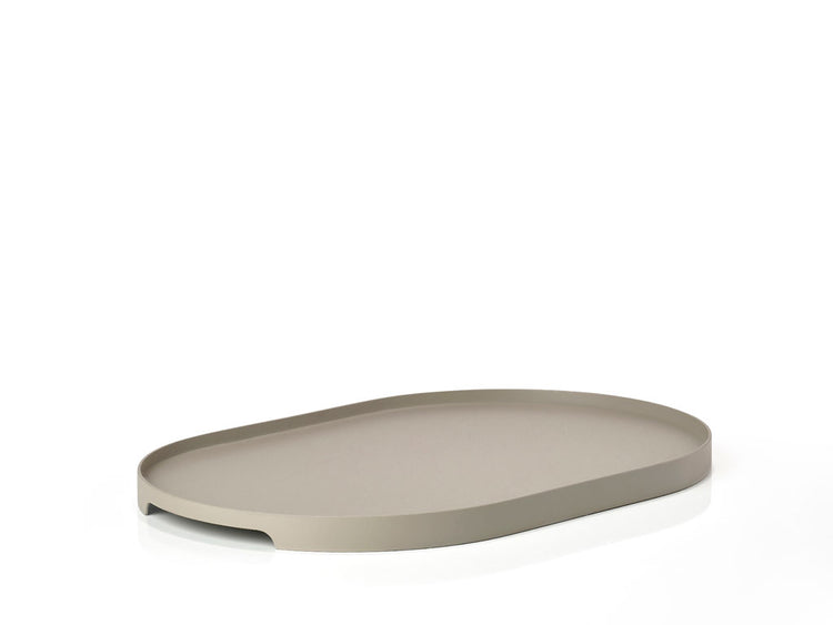 SINGLES Oval Tray, Mud