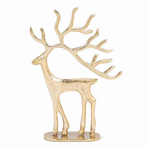 Large Modern Reindeer, Gold