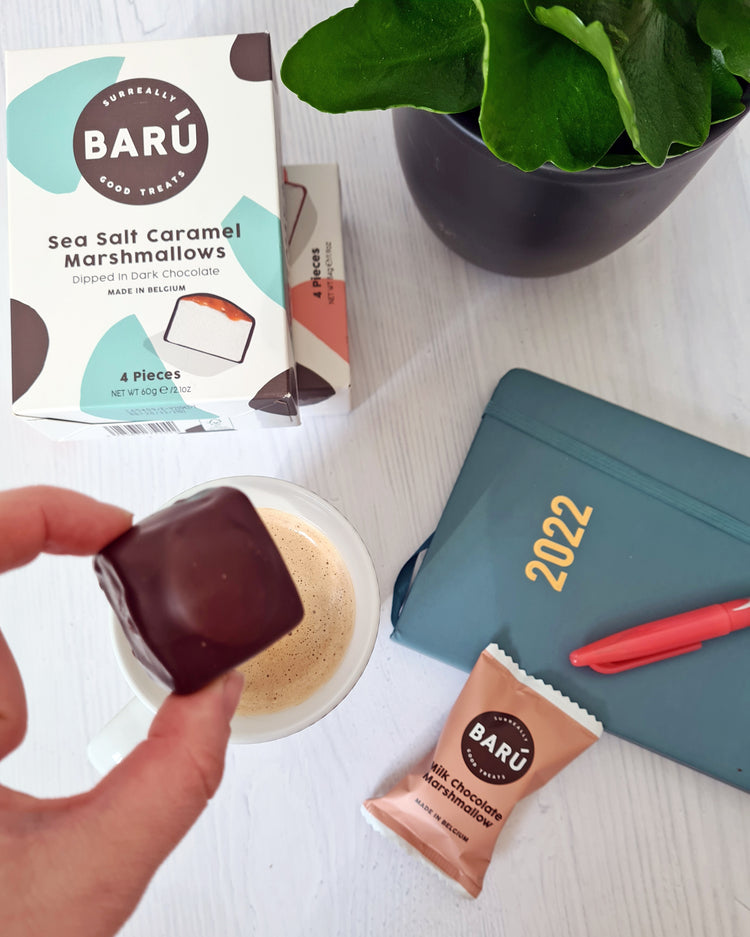 Baru Dark Chocolate Sea Salt Caramel Marshmallows