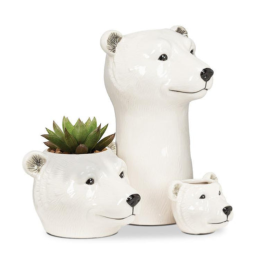 Medium Polar Bear Planter