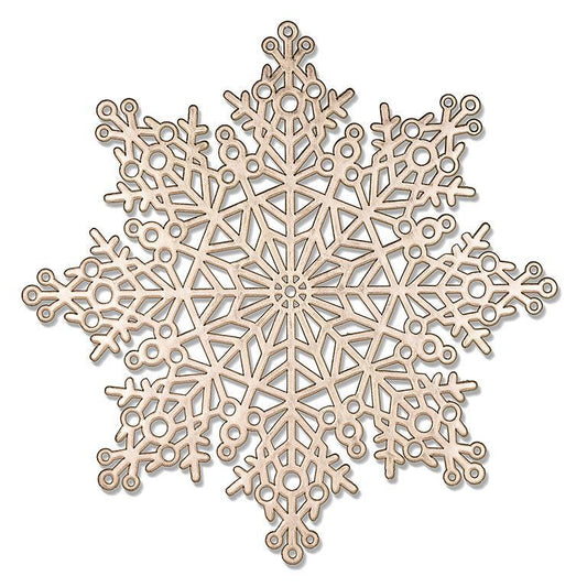 Gold Cutout Snowflake Placemat