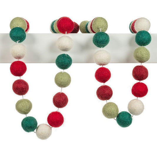 Holiday Pompom Garland