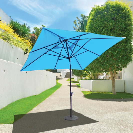 Galtech 10' x 10' Deluxe Umbrella w/Auto Tilt, Jockey Red