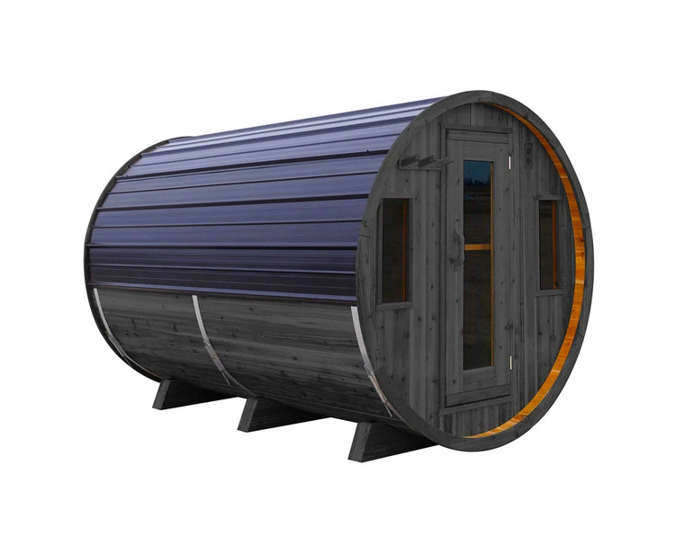 8' Red Cedar Barrel Sauna