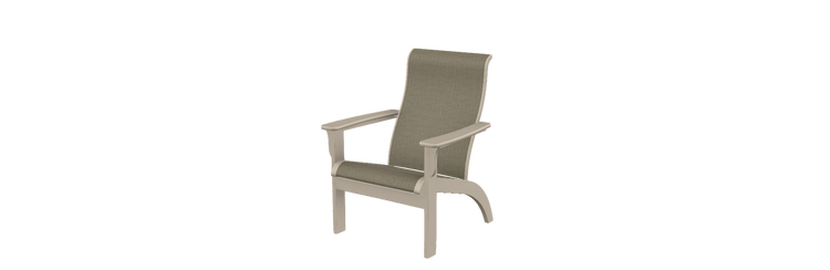 Adirondack Chat Arm Chair, Elevation Stone/Desert