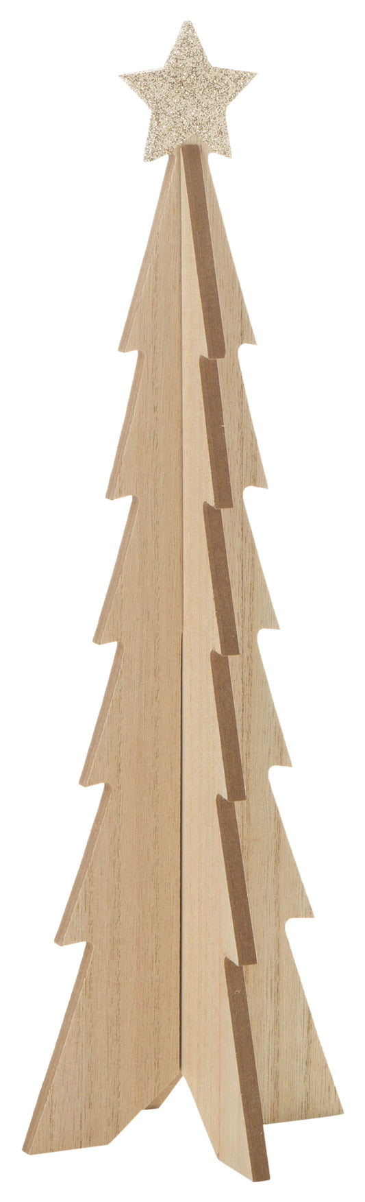 3D Wood Tabletop Tree, Small